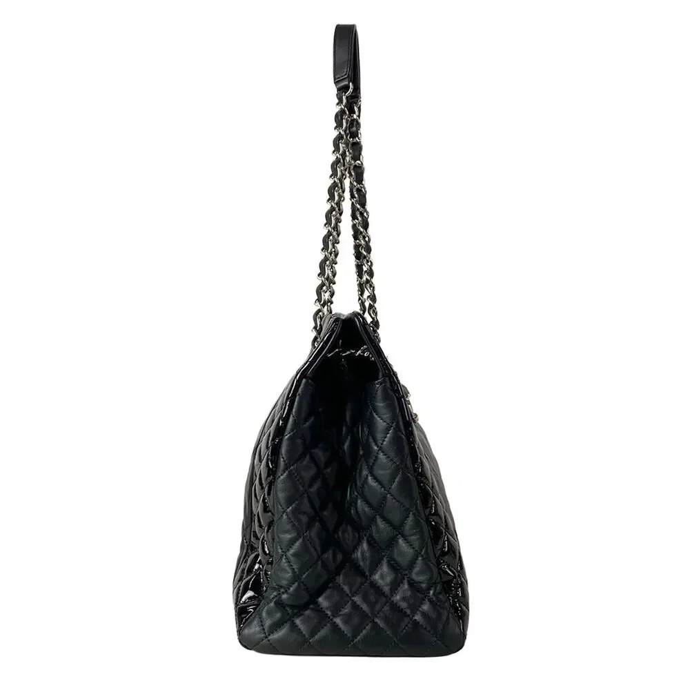 Chanel Matelasse Tote Bag Patent Leather Lambskin